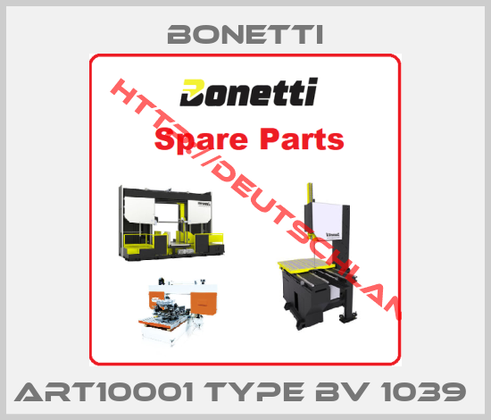Bonetti-ART10001 type BV 1039 