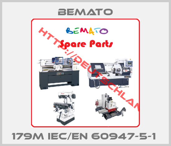 Bemato-179M IEC/EN 60947-5-1 