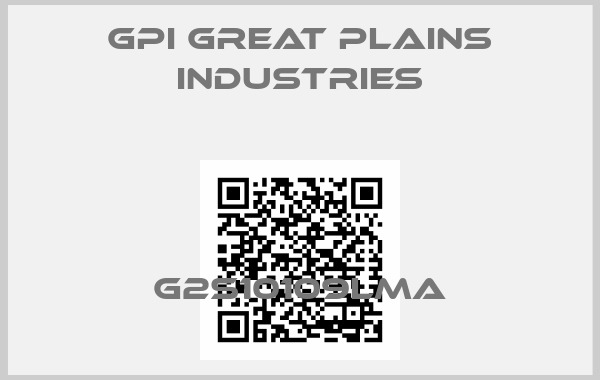GPI Great Plains Industries-G2S10109LMA