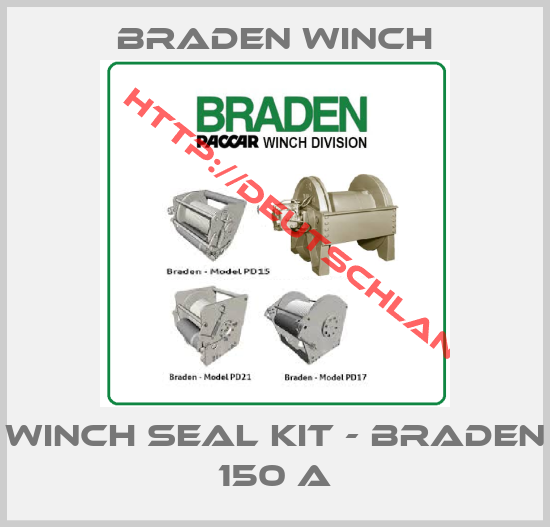 Braden Winch-WINCH SEAL KIT - BRADEN 150 A