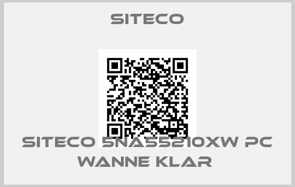 Siteco-SITECO 5NA55210XW PC Wanne klar 