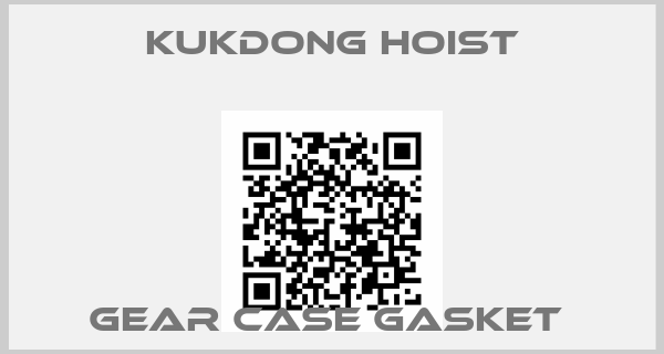 KUKDONG HOIST-Gear Case Gasket 
