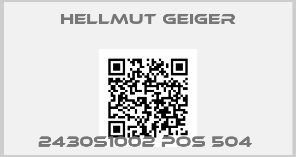 Hellmut Geiger-2430S1002 POS 504 