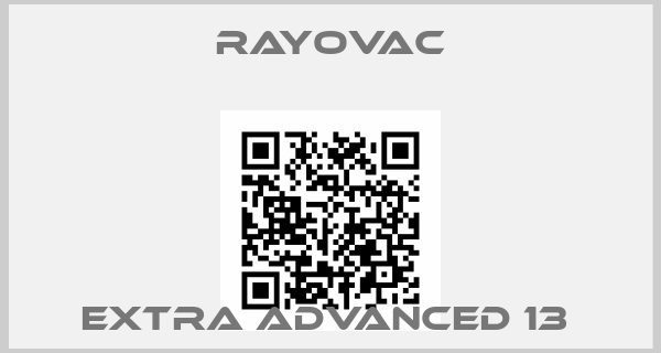 Rayovac-Extra advanced 13 