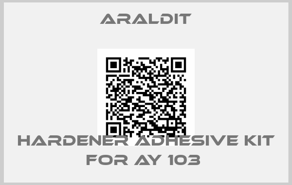 Araldit-Hardener adhesive kit for AY 103 