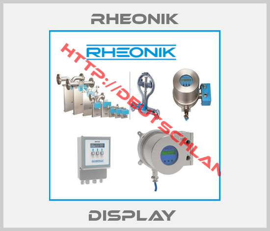 Rheonik-display 
