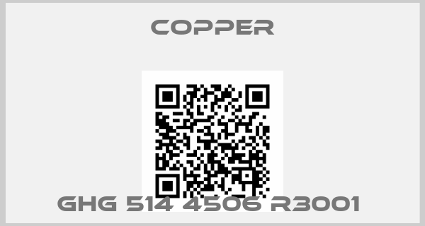 Copper-GHG 514 4506 R3001 