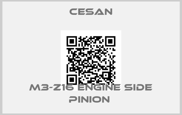 Cesan-M3-Z16 Engine Side Pinion 
