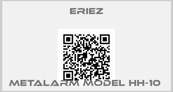 Eriez-METALARM MODEL HH-10 