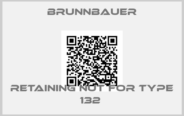 Brunnbauer-RETAINING NUT FOR TYPE 132 