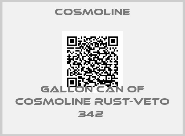 Cosmoline-Gallon Can of Cosmoline Rust-Veto 342 