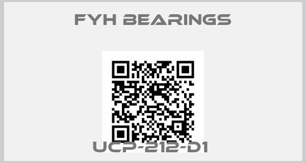 FYH Bearings-UCP-212-D1 