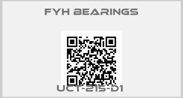 FYH Bearings-UCT-215-D1 
