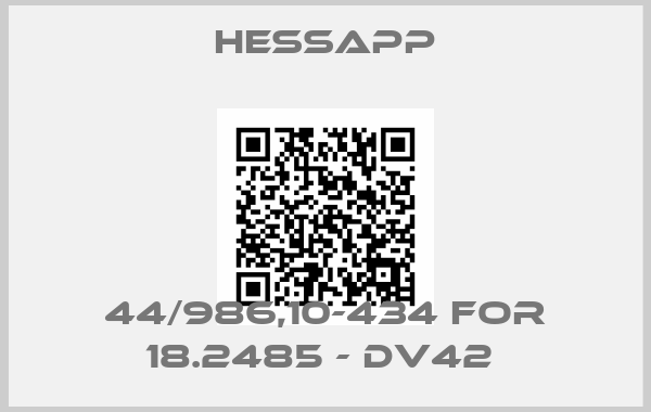 Hessapp-44/986,10-434 for 18.2485 - DV42 