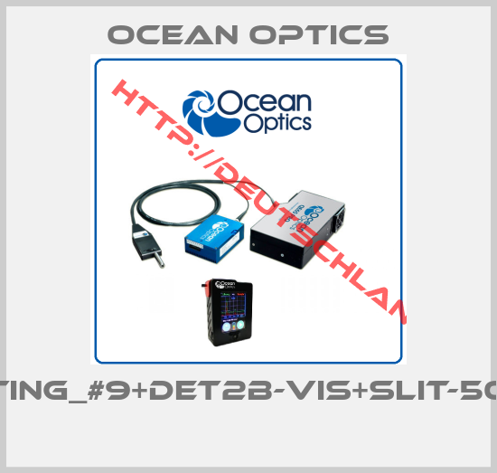 Ocean Optics-USB2000+GRATING_#9+DET2B-VIS+SLIT-50+L2+OF1-GG375 