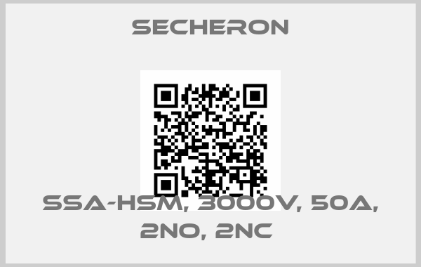 Secheron-SSA-HSM, 3000V, 50A, 2NO, 2NC 