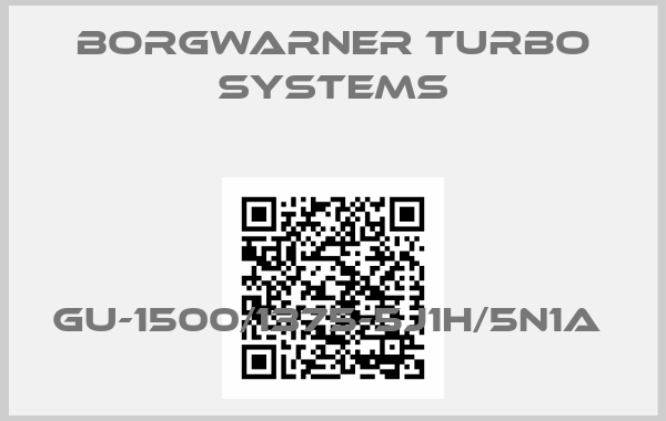 Borgwarner turbo systems-GU-1500/1375-5J1H/5N1A 
