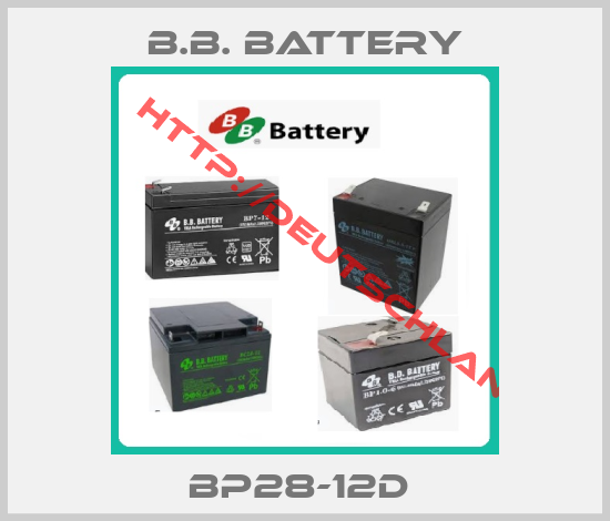B.B. Battery-BP28-12D 