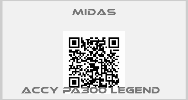 Midas-ACCY PA300 LEGEND  
