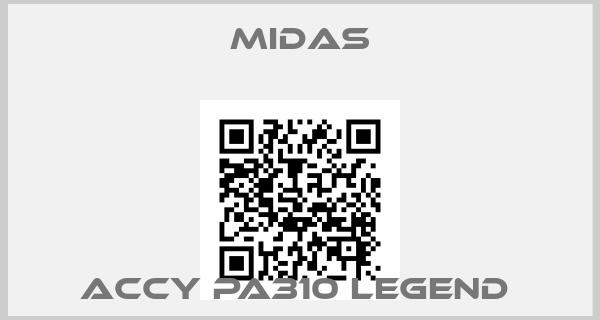 Midas-ACCY PA310 LEGEND 