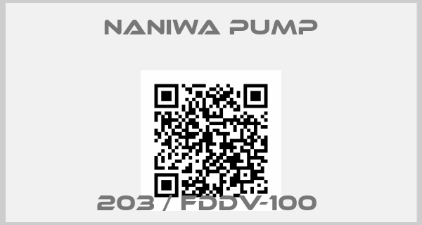 NANIWA PUMP-203 / FDDV-100 