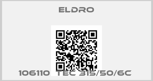 Eldro-106110  TEC 315/50/6c 
