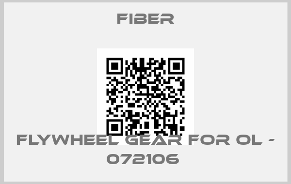 Fiber-flywheel gear for OL - 072106 
