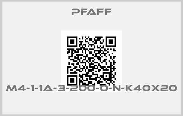 Pfaff-M4-1-1A-3-200-0-N-K40x20 