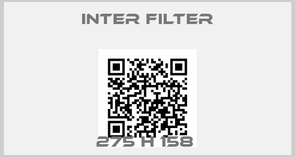 Inter Filter-275 H 158 