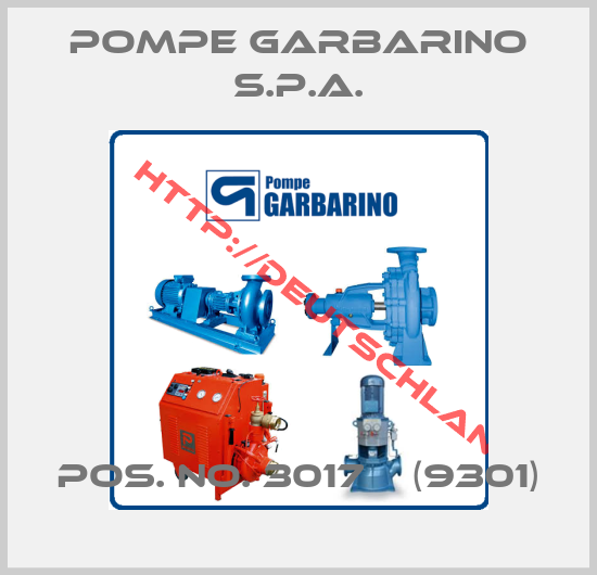 Pompe Garbarino S.P.A.-pos. no. 3017    (9301)
