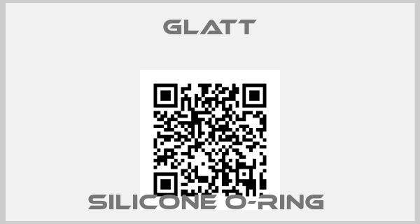 Glatt-Silicone o-ring 
