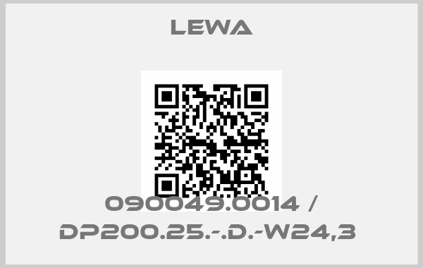 LEWA-090049.0014 / DP200.25.-.D.-W24,3 
