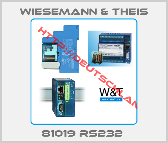 Wiesemann & Theis-81019 RS232 