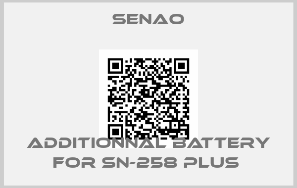Senao-Additionnal Battery for SN-258 PLUS 