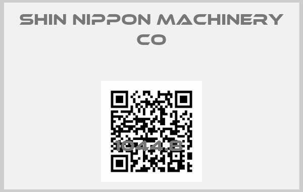 Shin Nippon Machinery Co-1044.8 
