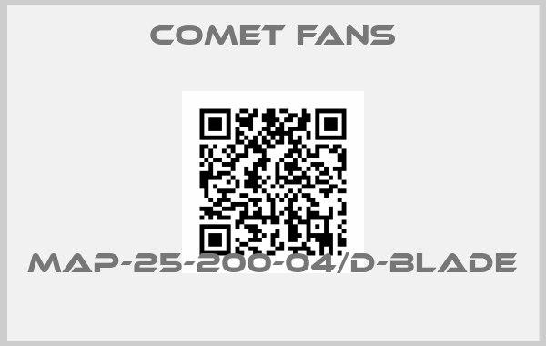 COMET FANS-MAP-25-200-04/D-BLADE 