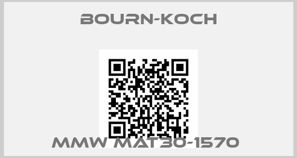 BOURN-KOCH-MMW MAT30-1570 