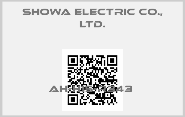 Showa Electric Co., Ltd.-AH-H15-R343 