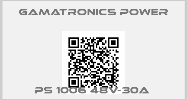 GAMATRONICS POWER-PS 1006 48V-30A 