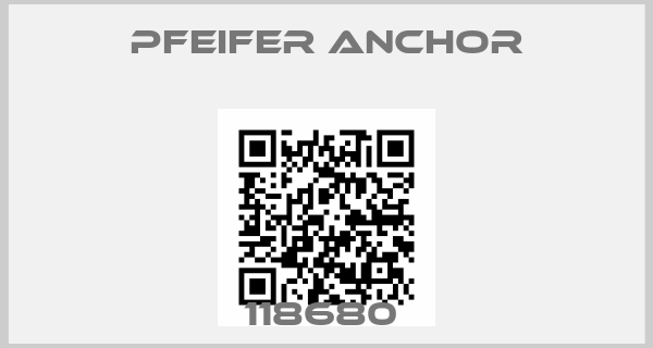 Pfeifer Anchor-118680 