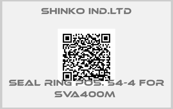 SHINKO IND.LTD-Seal Ring pos. 54-4 for SVA400M 
