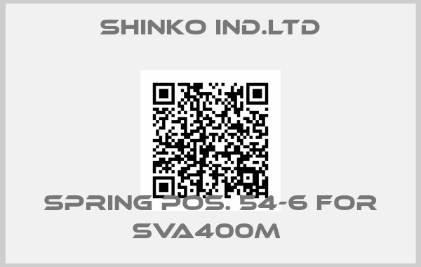 SHINKO IND.LTD-Spring pos. 54-6 for SVA400M 