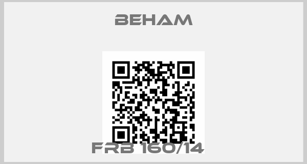 Beham-FRB 160/14  