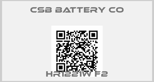 CSB Battery Co-HR1221W F2