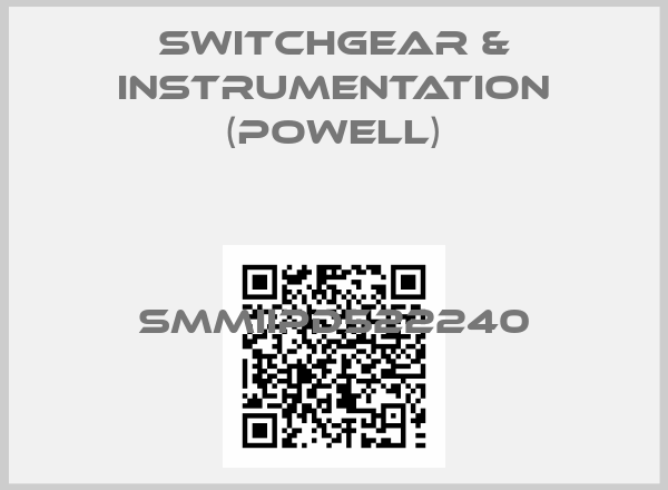 SWITCHGEAR & INSTRUMENTATION (Powell)-SMMIIPD522240