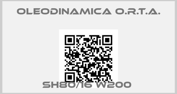 Oleodinamica O.R.T.A.-SH80/16 W200 