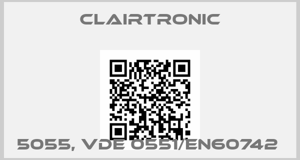 Clairtronic-5055, VDE 0551/EN60742 