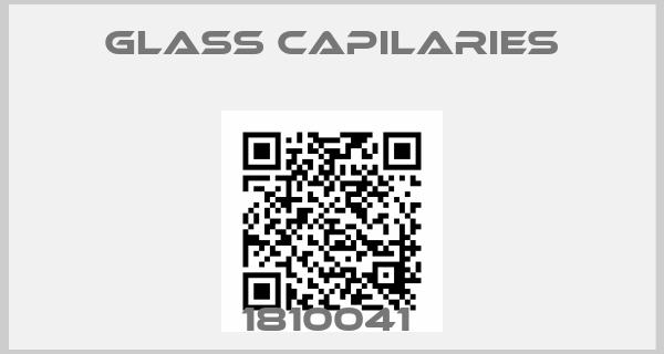 Glass Capilaries-1810041 