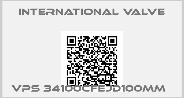 INTERNATIONAL VALVE-VPS 34100CFEJD100MM  