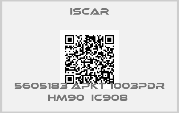 Iscar-5605183 APKT 1003PDR HM90  IC908 